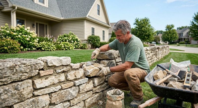 Brick Fence Repair in Escondido, CA