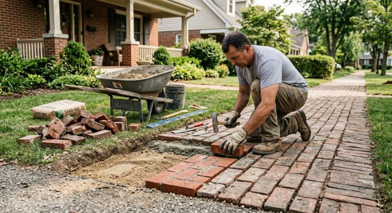 Brick Flatwork Repair in El Cajon, CA