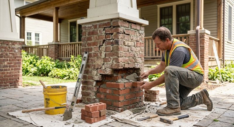 Brick Restoration in Del Mar, CA