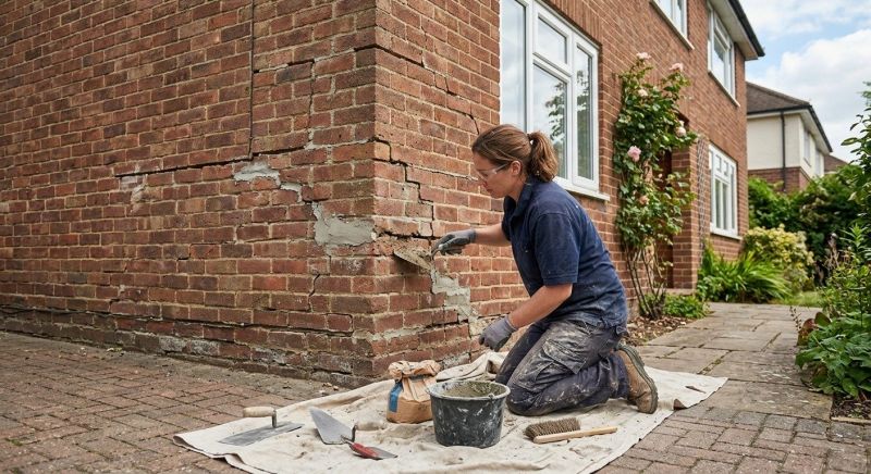 Brick Wall Repair in Escondido, CA