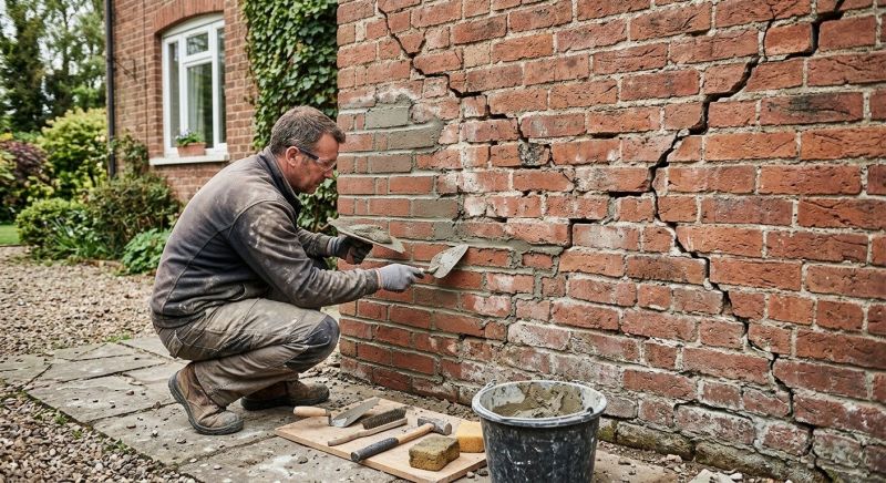 Brick Wall Repair in Poway, CA