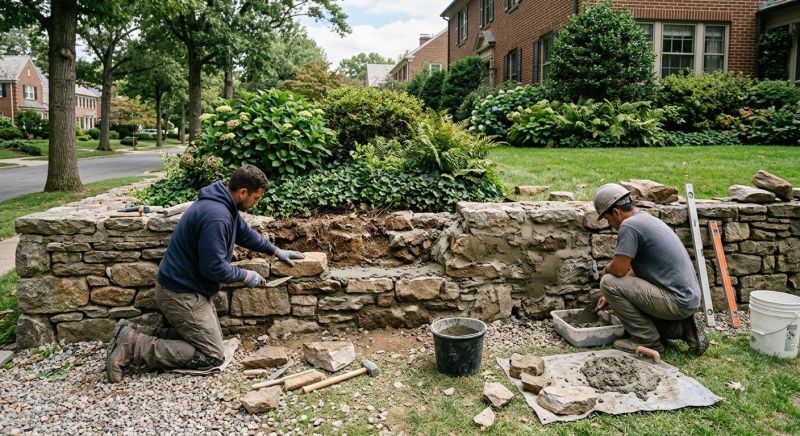 Retaining Wall Repair in Rancho Santa Fe, CA