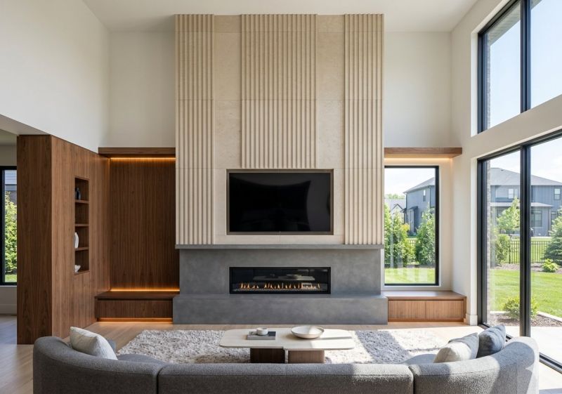 Stone Chimney Installation in Del Mar, CA