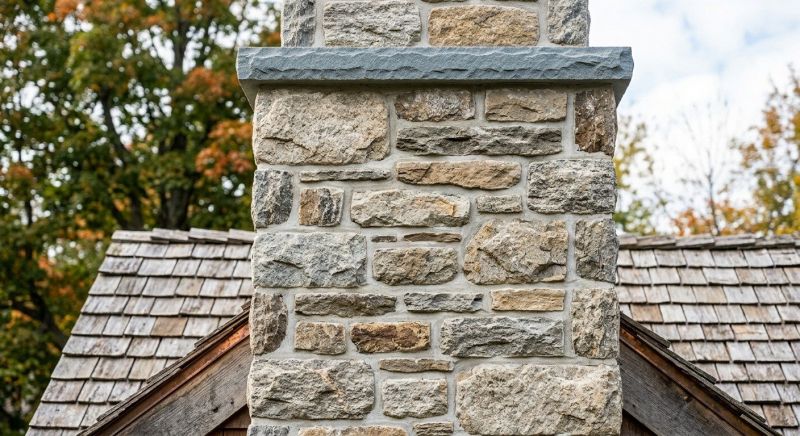 Stone Chimney Installation in Fallbrook, CA