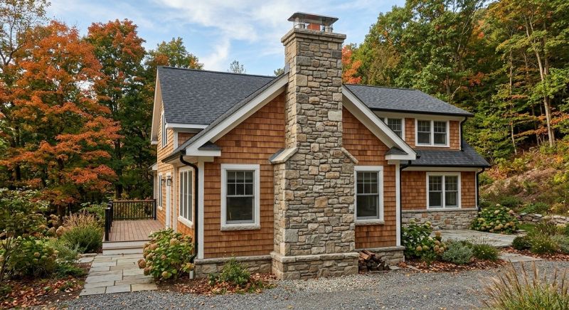 Stone Chimney Installation in Pala, CA