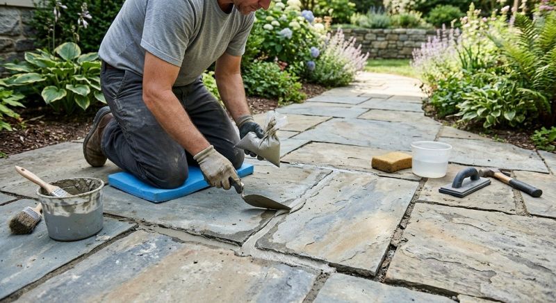 Stone Driveway Repair in Escondido, CA