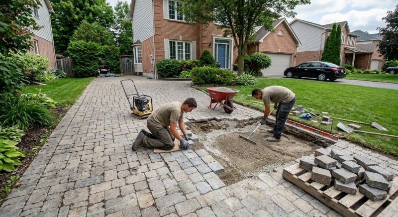 Stone Driveway Repair in Escondido, CA