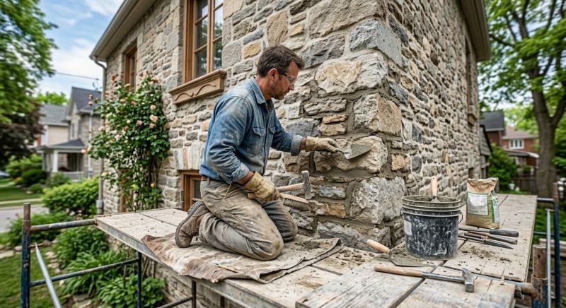 Stone Masonry Repair in Fallbrook, CA