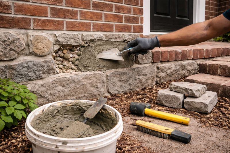 Stonework Repair in Rancho Santa Fe, CA